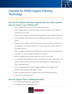 How are Degree Plans created/generated?