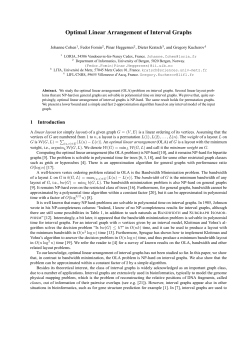 Optimal Linear Arrangement of Interval Graphs