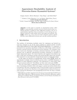 Reachability Analysis of Piecewise-Linear Dynamical