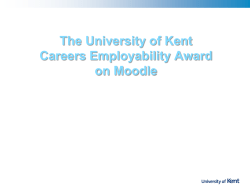 Careers Employability Award on Moodle