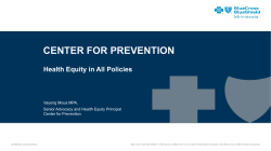 center for prevention - Stagetime Productions
