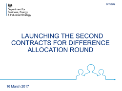 Policy updates on the contract for difference