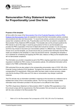 Template - Bank of England