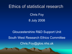 The role of the Research Ethics Committee