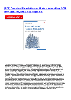 Foundations of Modern Networking