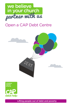 Open a CAP Debt Centre - Christians Against Poverty Canada