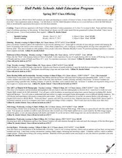 Hull Public Schools Adult Education Program