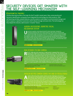Security Devices Get Smarter With the Self
