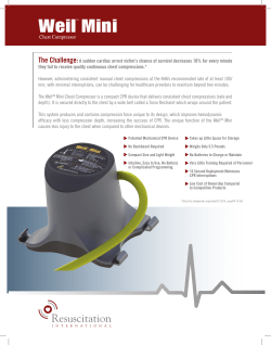 The Challenge:A sudden cardiac arrest victim`s chance of survival