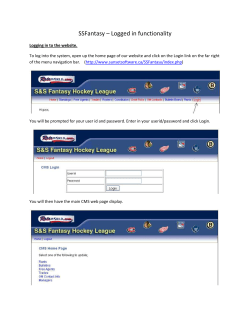 How to use CMS - Sunset Software Services