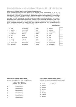 Choose the best alternative for each numbered space. Write one
