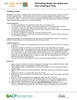 Facilitators Guide - American College of Physicians