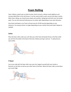 Foam Rolling