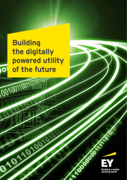 Building the digitally powered utility of the future