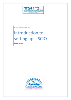 Introduction to setting up a SCIO