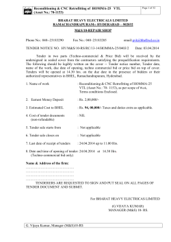 bharat heavy electricals limited