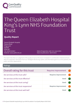 The Queen`s Elizabeth Hospital King`s Lynn NHS Foundation