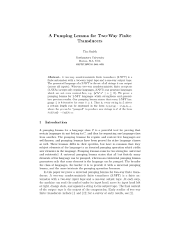 A Pumping Lemma for Two-Way Finite Transducers