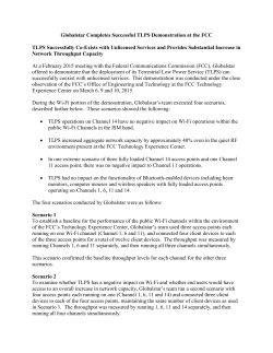 Globalstar Completes Successful TLPS Demonstration at the FCC