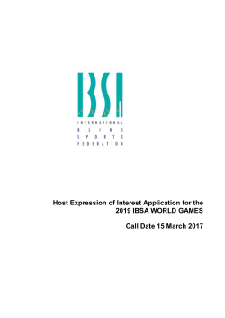 docx - Expression of interest to host 2019 IBSA World Games