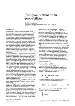 probabilities