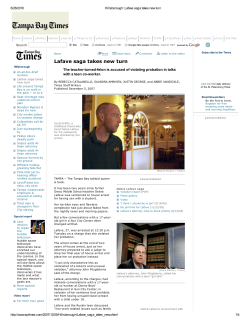 Lafave saga takes new turn