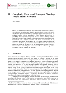 Traffic flow parameters of link ij (&alpha;jj , &beta;ij) may be typical to distinct