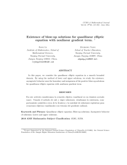 Existence of blow-up solutions for quasilinear elliptic