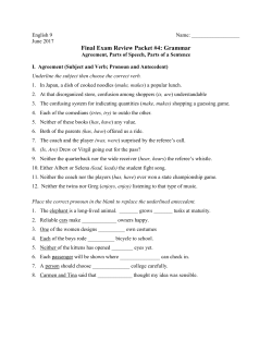 Grammar Review.2.17 - Washington