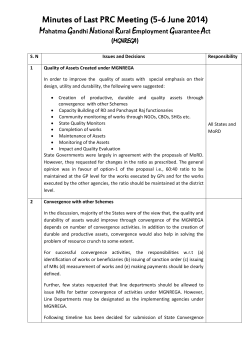 Minutes of Last PRC Meeting (5-6 June 2014)