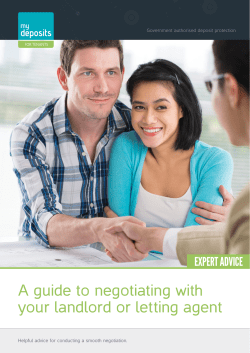 A guide to negotiating with your landlord or letting agent