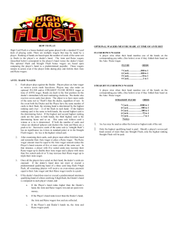 High Card Flush Poker - Hollywood Casino St. Louis