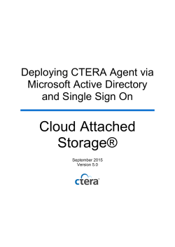 Deploying CTERA Agent via Microsoft Active