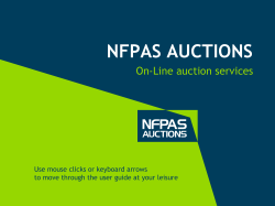 CRC Allowances Auction CRC Allowances Auction CRC