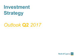 Investment Strategy Outlook Q2 2017