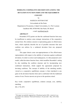 Submetido ao JET em 30/04/2011 - Stony Brook Center for Game