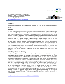 Hydro-economic modeling of socio-ecological systems: The case of