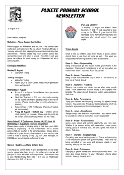 pukete primary school newsletter