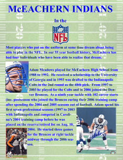 McEachern Players in the NFL