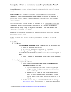 Test Solution Project Criteria Test_Solution_Project