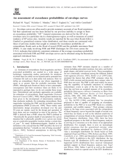 An assessment of exceedance probabilities of envelope