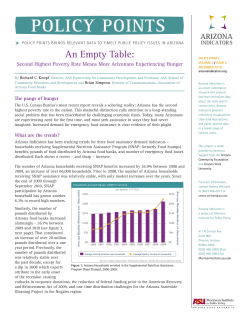 Policy PointsAn Empty Table: Second Highest