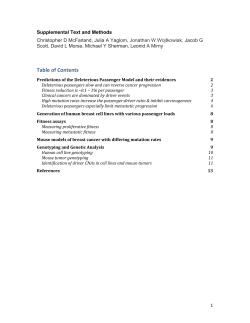 Predictions of the Deleterious Passenger Model