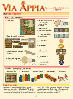Game components Goal of the game