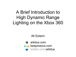 HDR Presentation