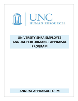 SHRA Performance Appraisal Form