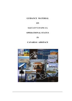 GUIDANCE MATERIAL DE SACCAN V2 OPERACIONAL