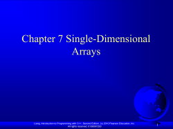 CH07 Arrays Liang