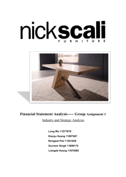 One of the main success factors is that Nick Scali Limited provides a