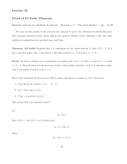 Lecture 10 Proof of Li